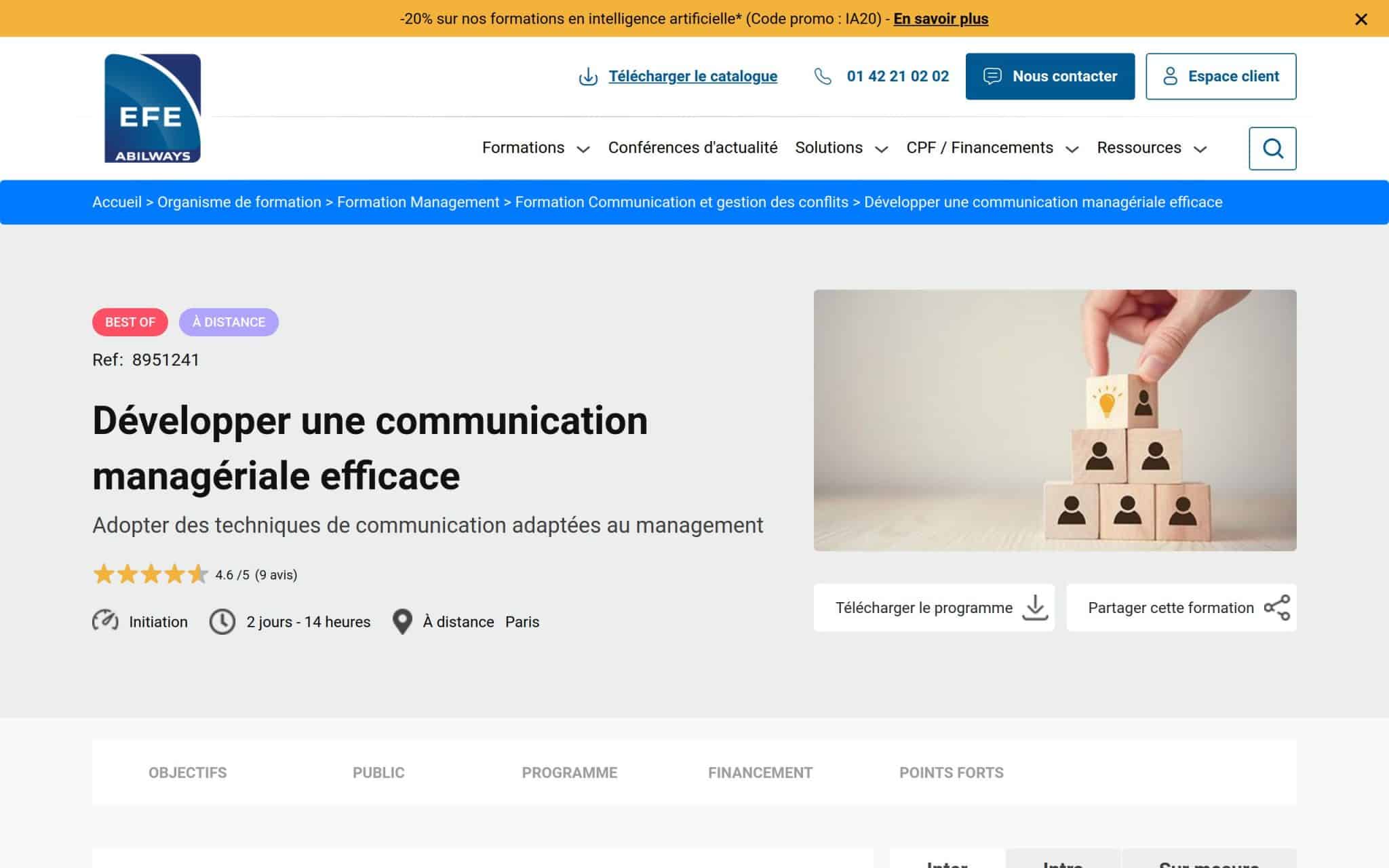 Développer une communication managériale efficace - Efe