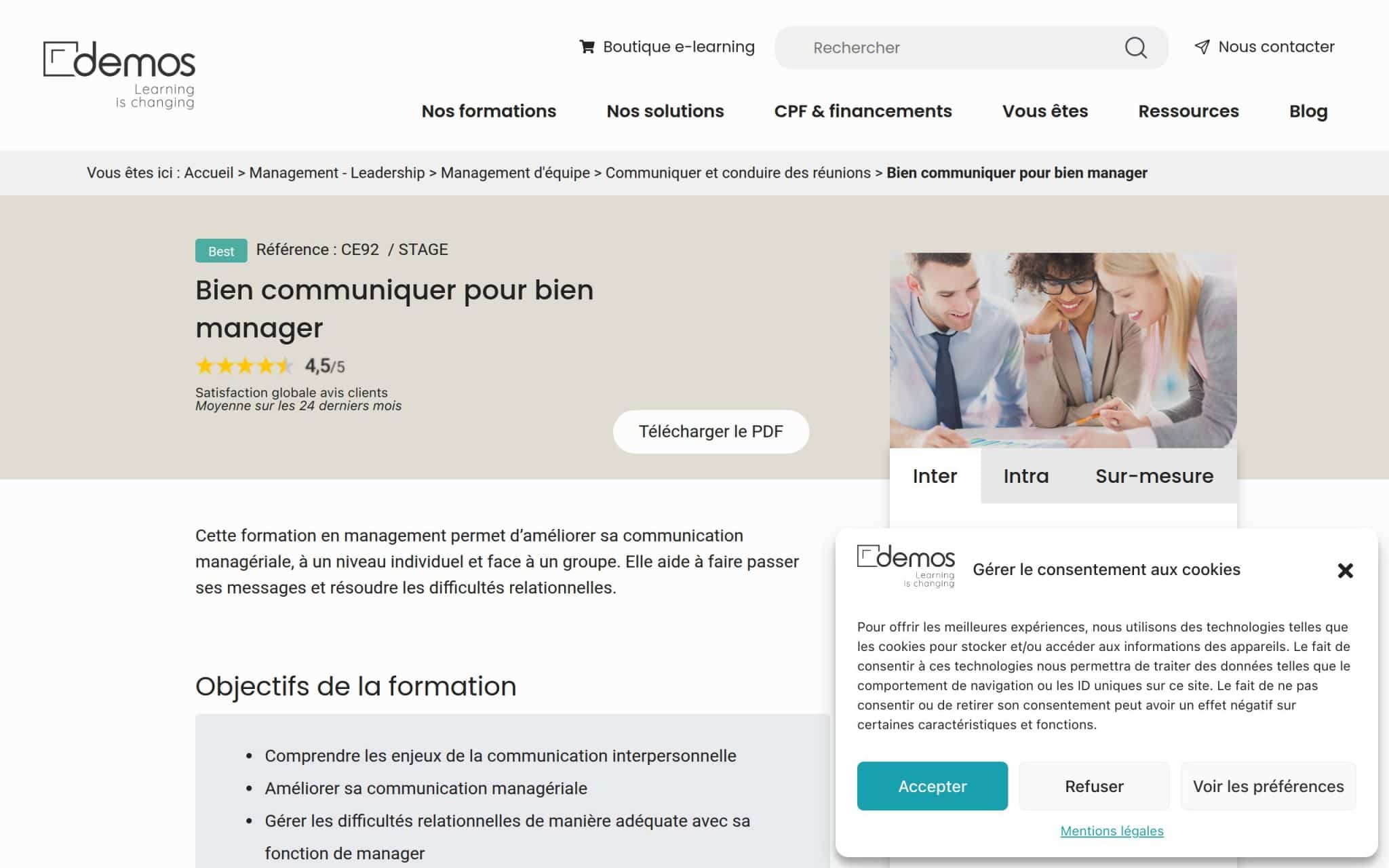 Bien communiquer pour bien manager - Demos