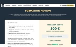 Formation Notion – Livementor