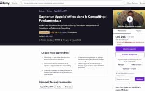 Gagner un Appel d’offres dans le Consulting: Fondamentaux – Udemy