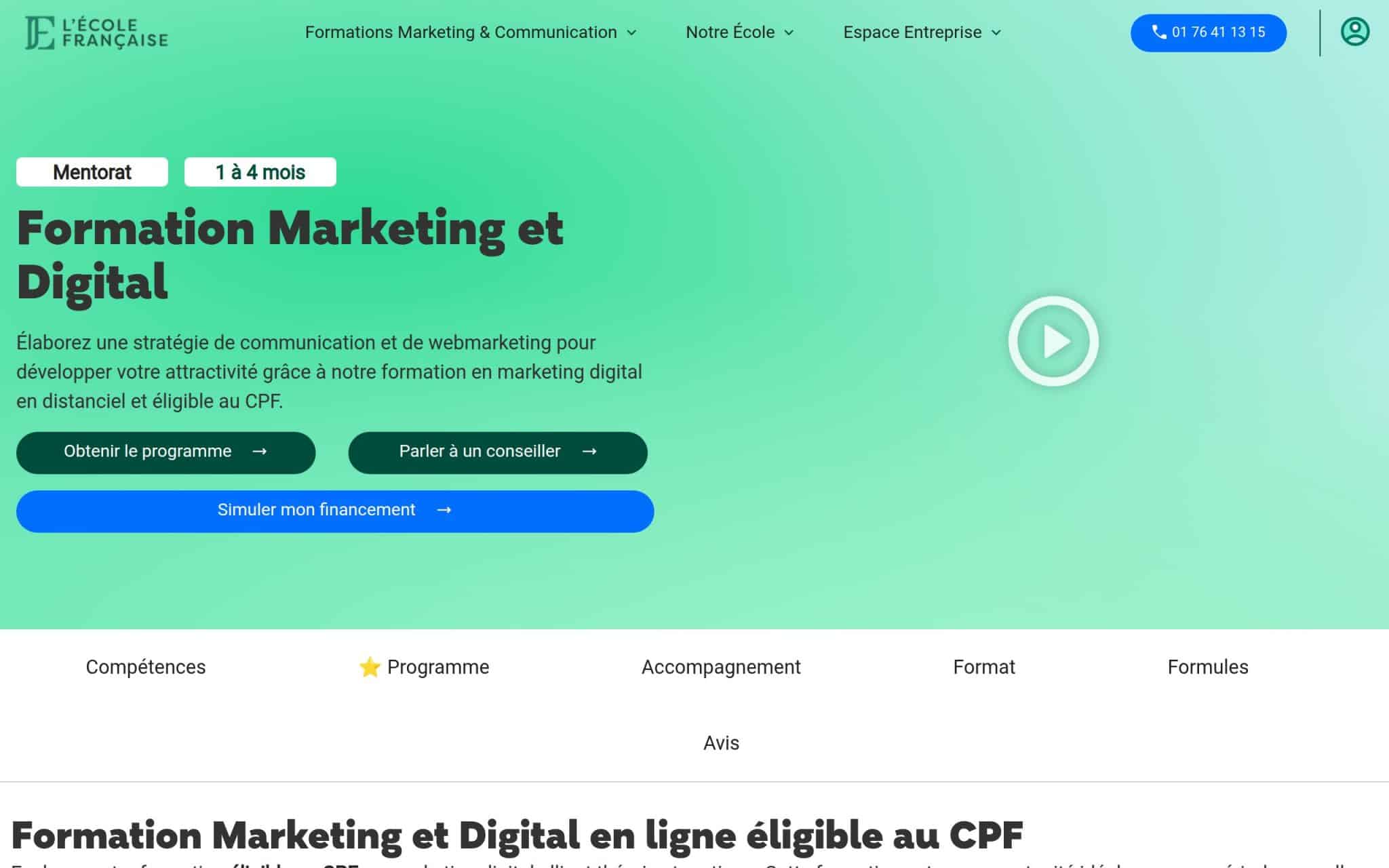 Formation Initiation à la gestion de projet digital - L'École Française