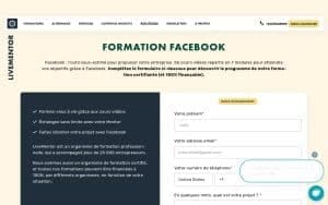 Formation Facebook - Livementor