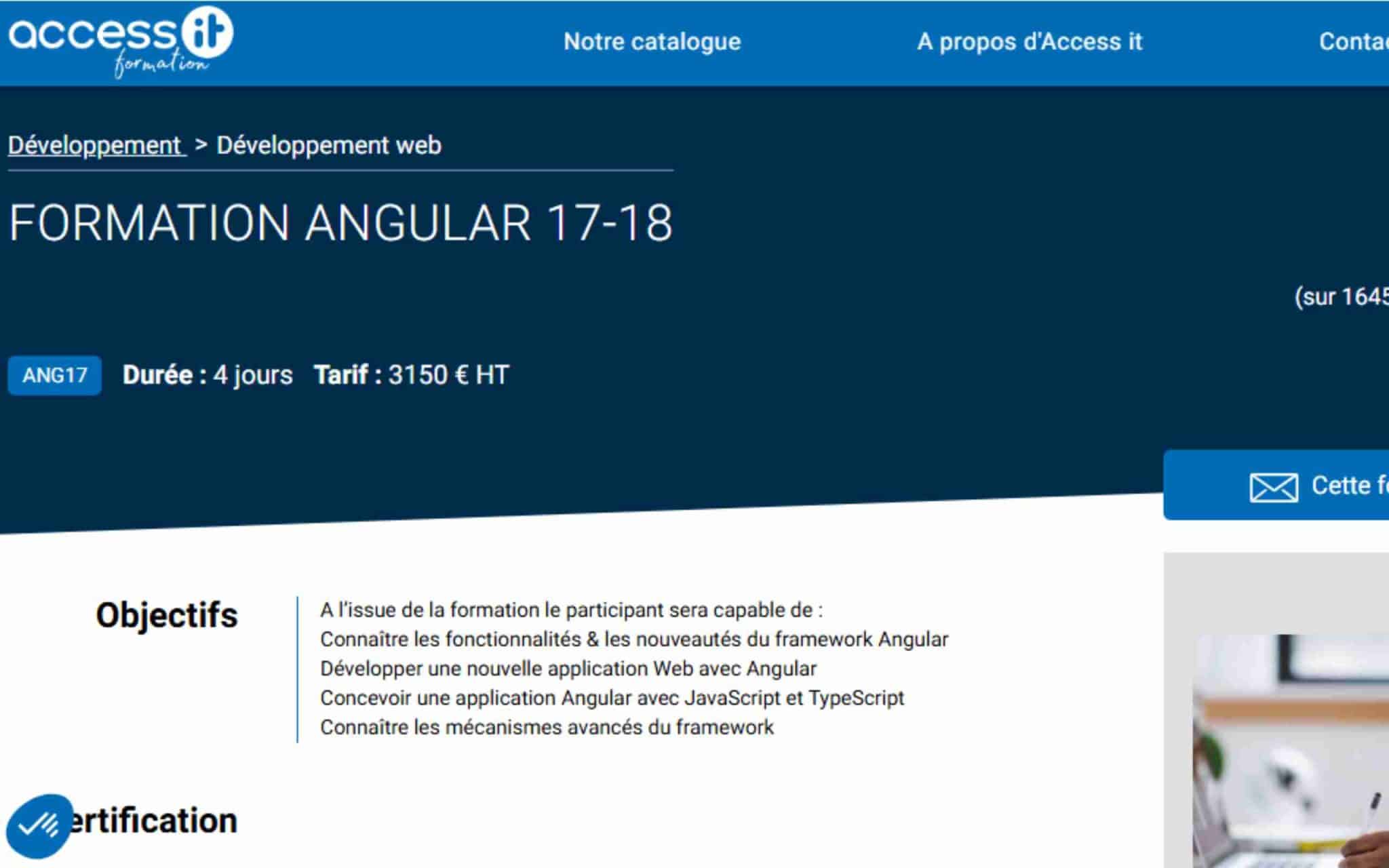Formation Angular 17-18 - Access IT