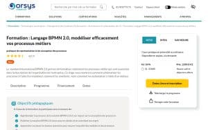 Langage BPMN 2.0, modéliser efficacement vos processus métiers - Orsys