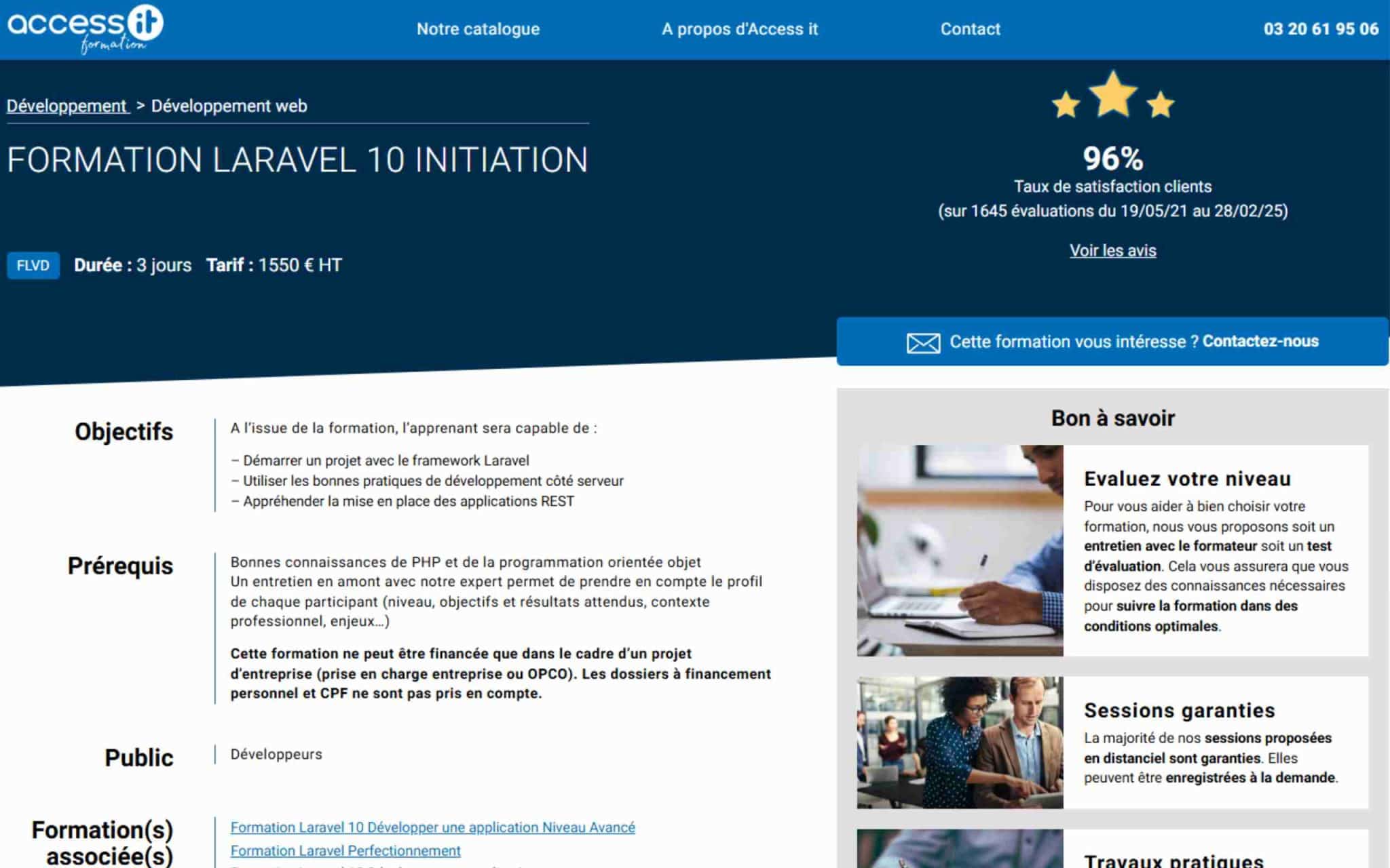 Formation Laravel 10 Initiation - Access IT