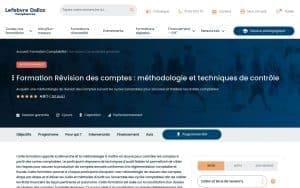 Formation Révision des comptes – Lefebvre Dalloz Compétences