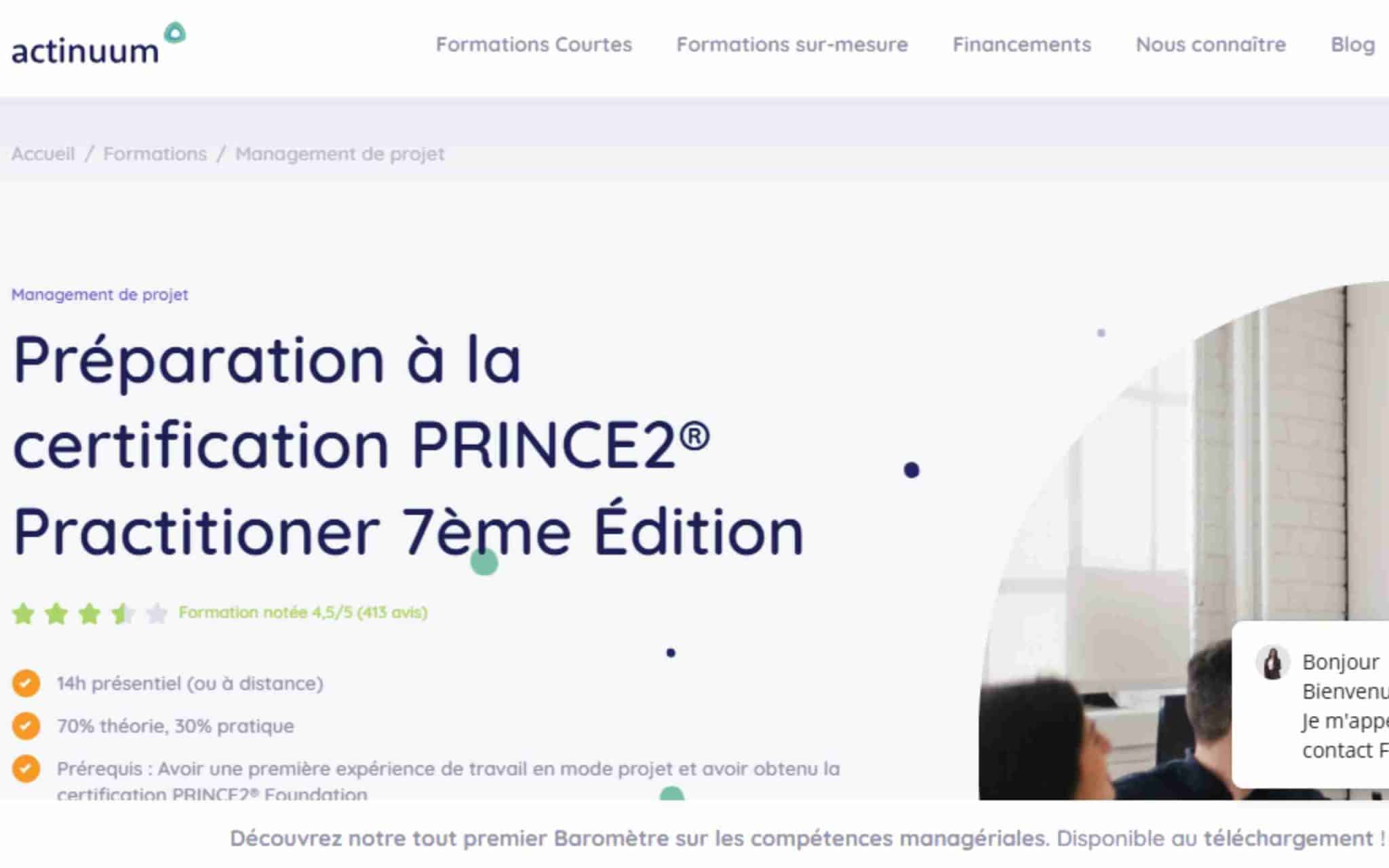 Préparation à la certification PRINCE2 Practitioner 7ème Édition - Actinuum