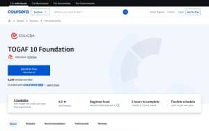 TOGAF 10 Foundation – Coursera
