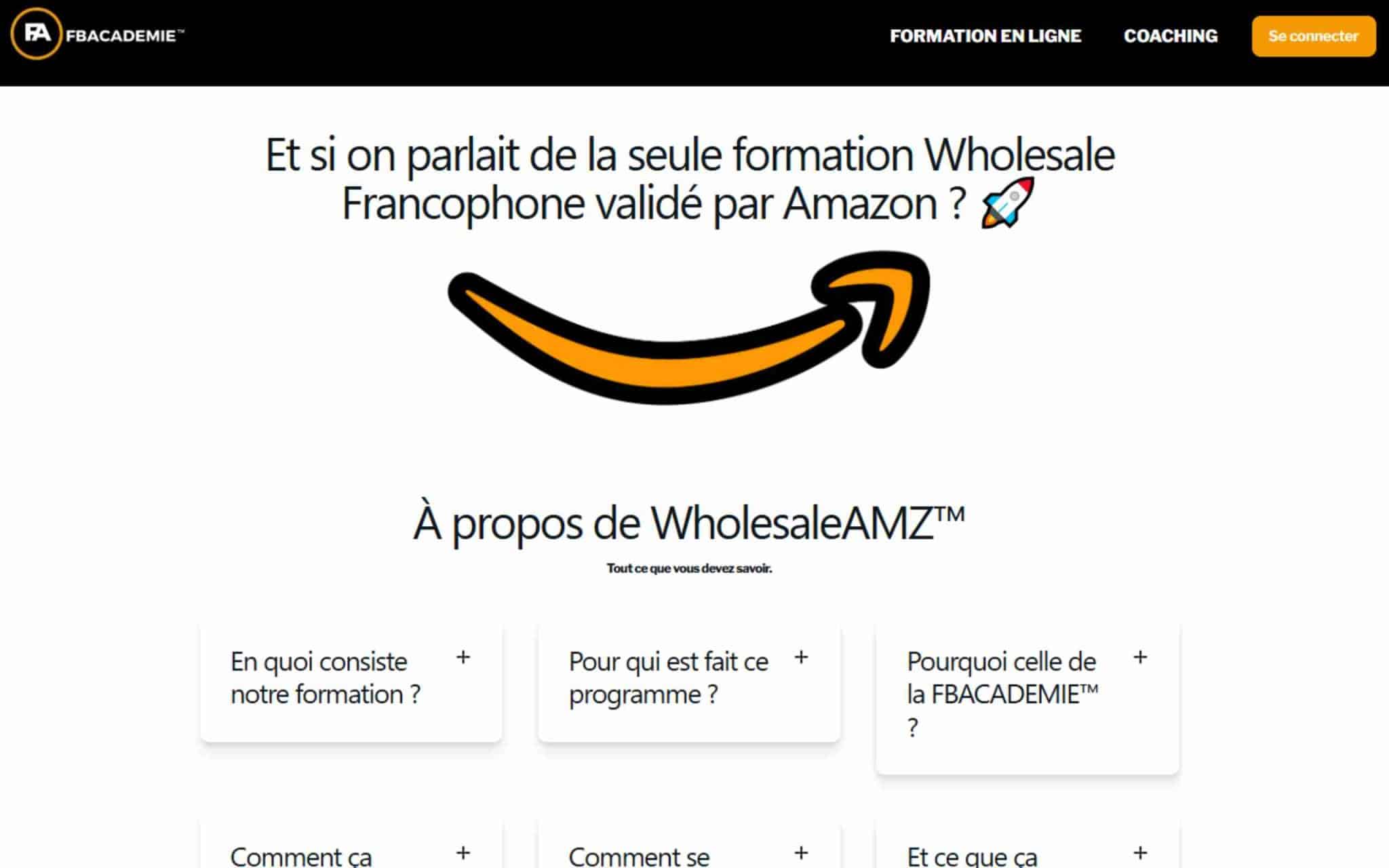 WholesaleAMZ™ - Fbacademie