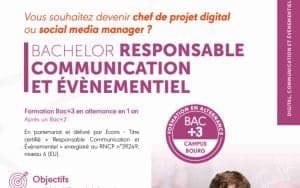 Bachelor Responsable Communication et Événementiel – Esmp
