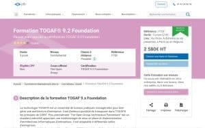 Formation TOGAF  – Plb Consultant