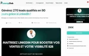 Formation Générez 270 leads qualifiés en 90 jours grâce à LinkedIn ! - LearnyClub