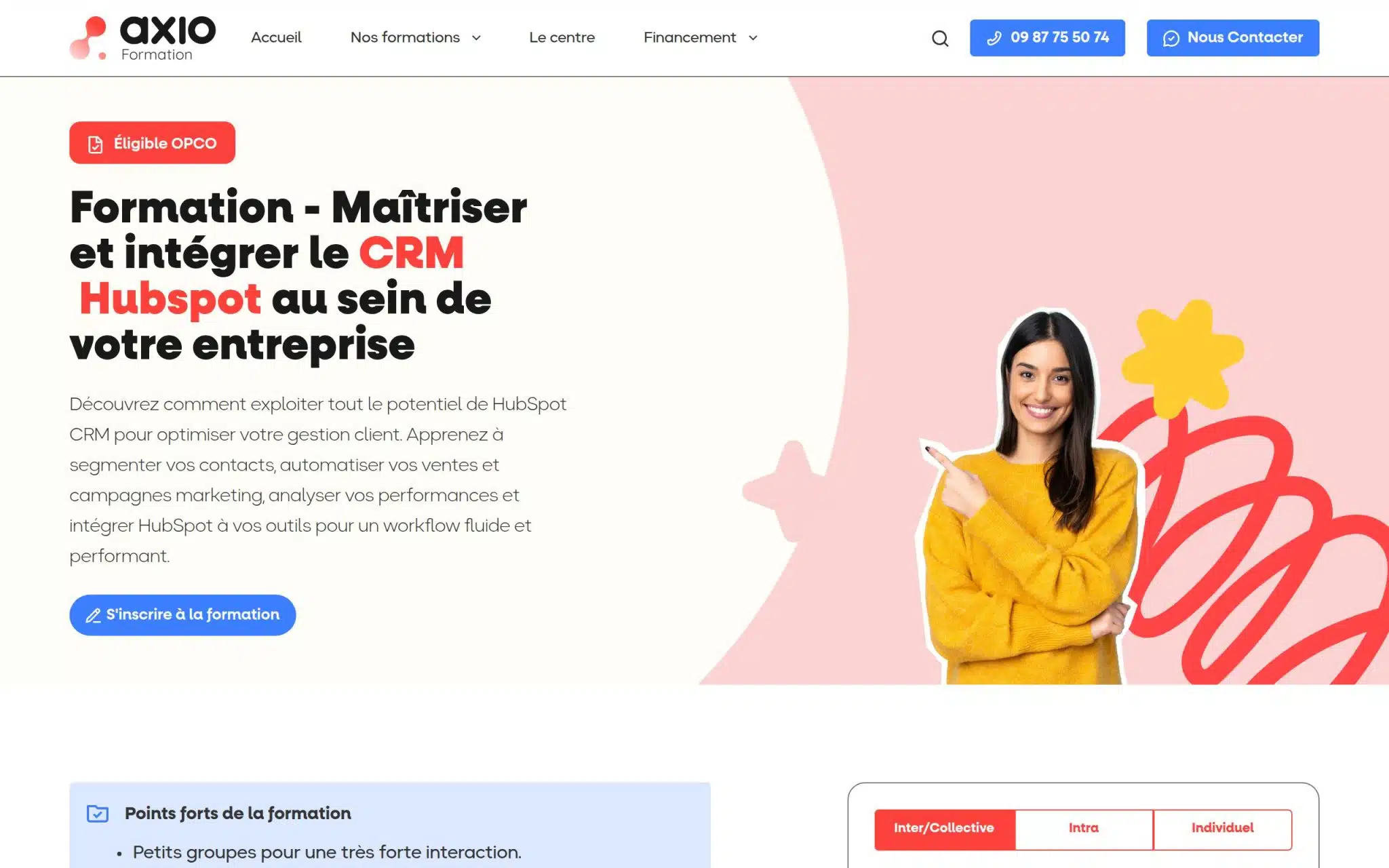 Formation Maßtriser et intégrer le CRM Hubspot au sein de votre entreprise - Axio Formation