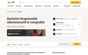 Bachelor Responsable Administratif et comptable – Studi