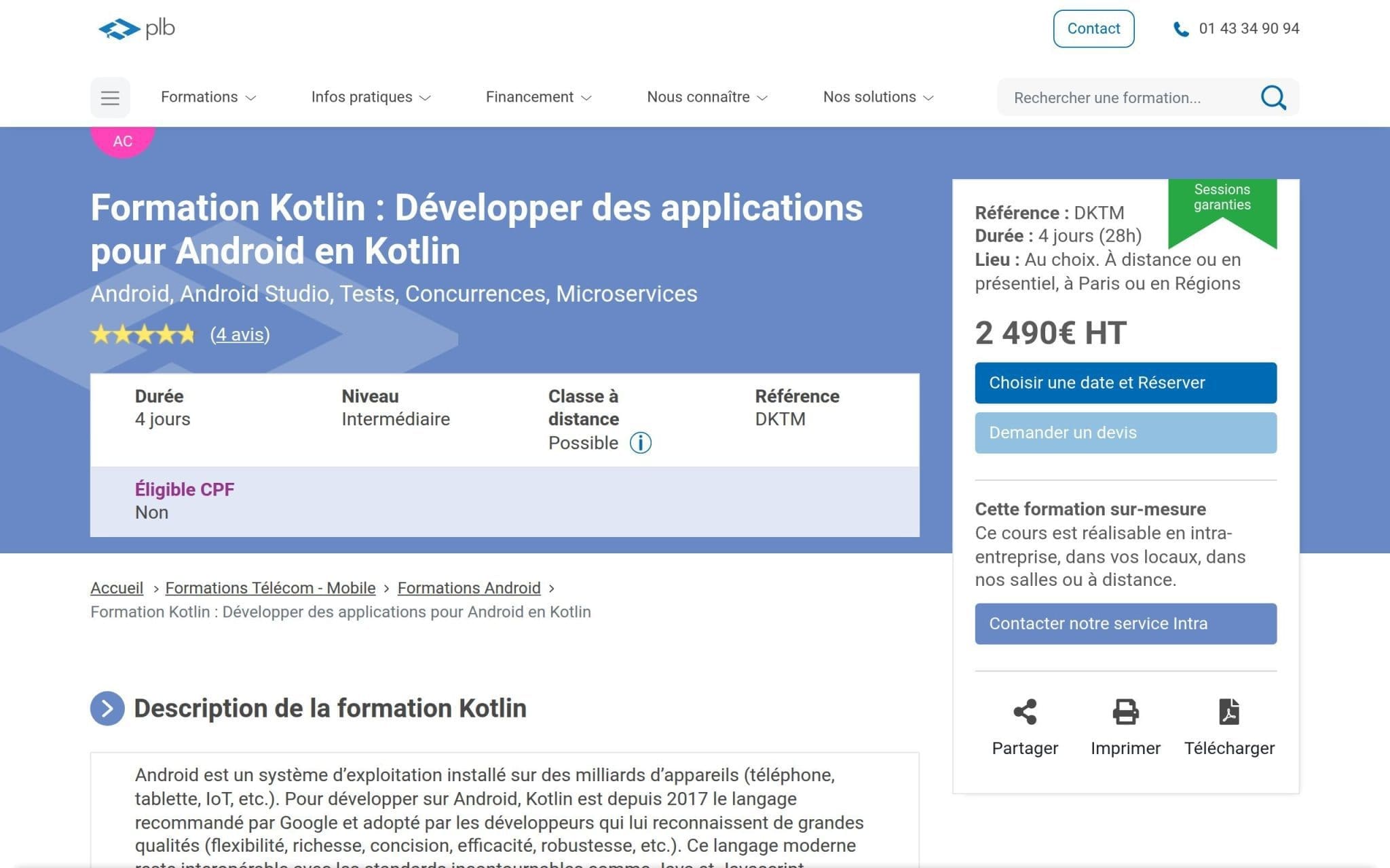 Formation Kotlin - Plb Consultant