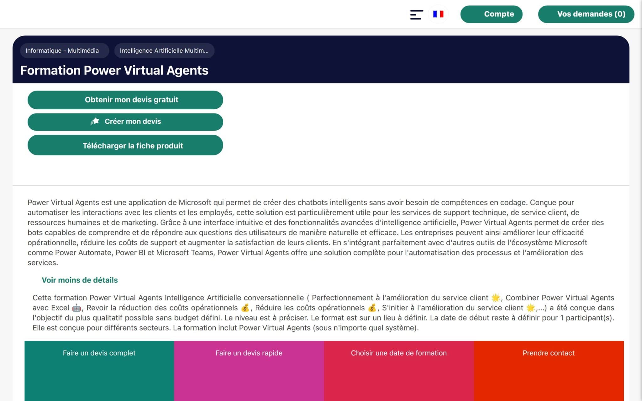 Formation Power Virtual Agents - Optédif Formation