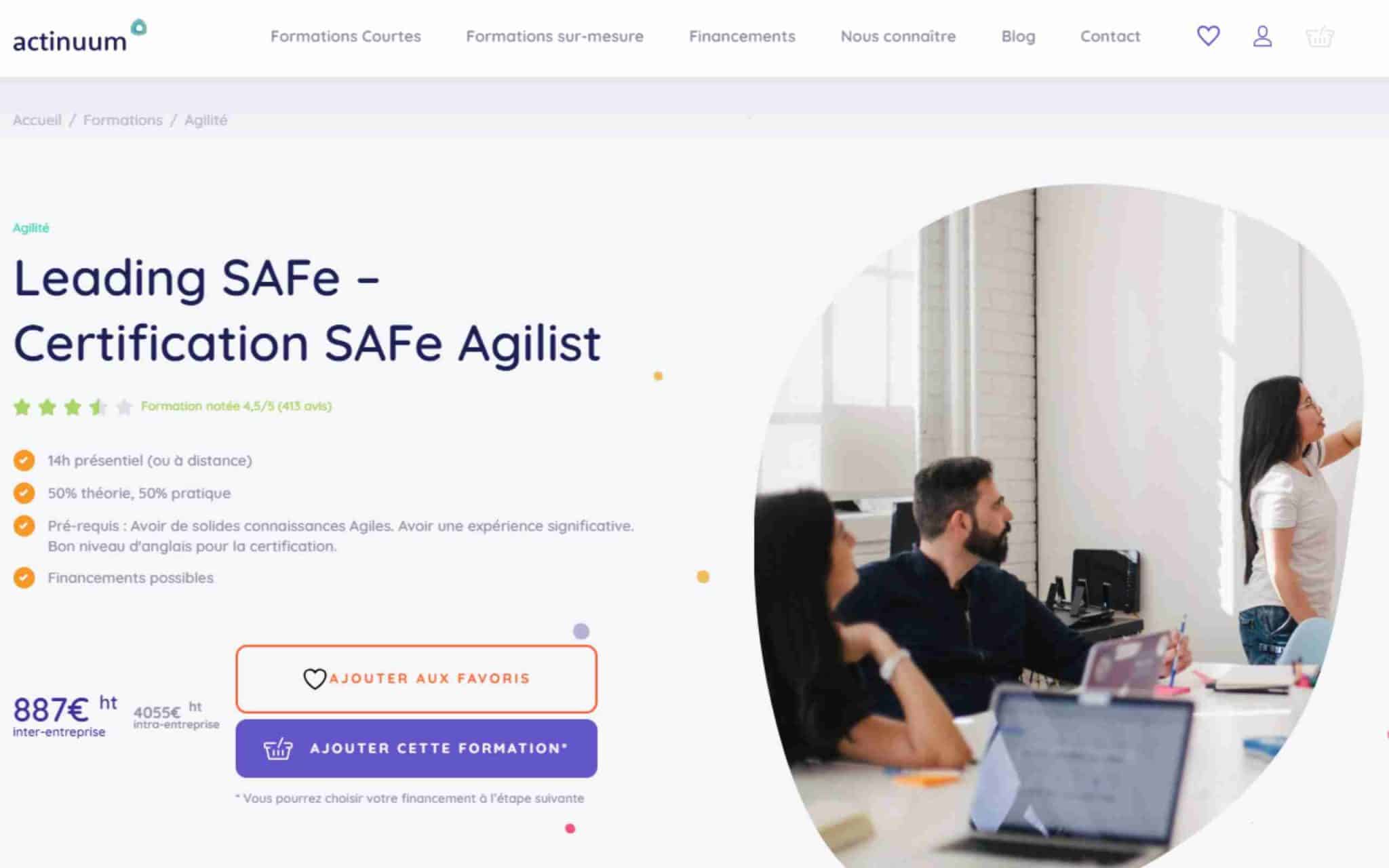 Leading SAFe â Certification SAFe Agilist - Actinuum