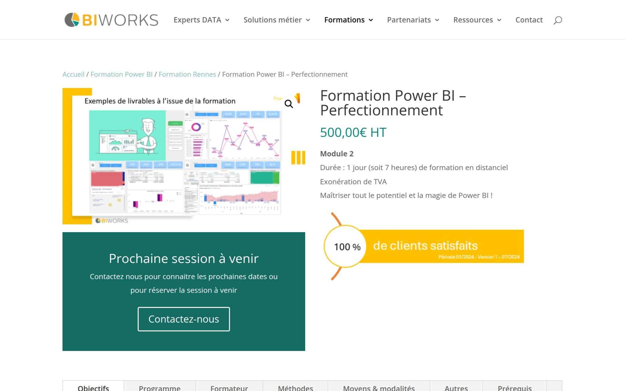 Formation Power BI Desktop - Perfectionnement - Biworks