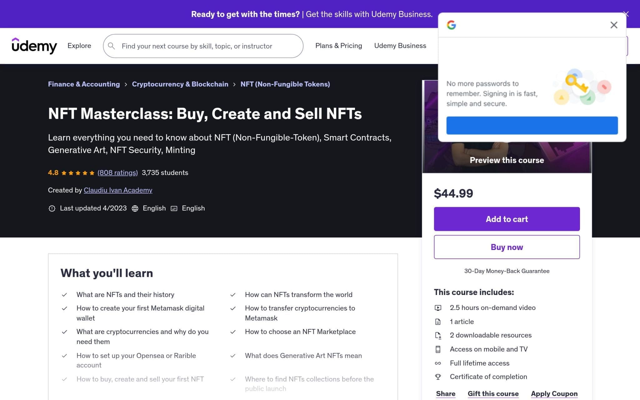 Formations NFT : Classement 2026 🏆 (LearnThings)