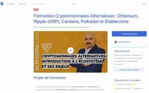 Formation Cryptomonnaies Alternatives : Ethereum, Ripple (XRP), Cardano, Polkadot et Stablecoins – Alphorm