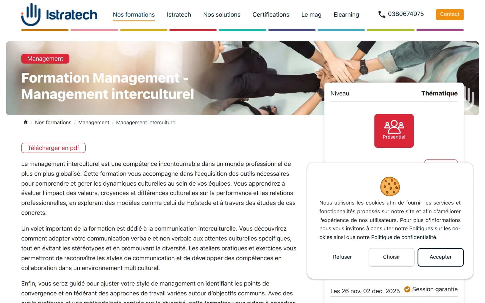 Formation Management - Management interculturel - Istratech