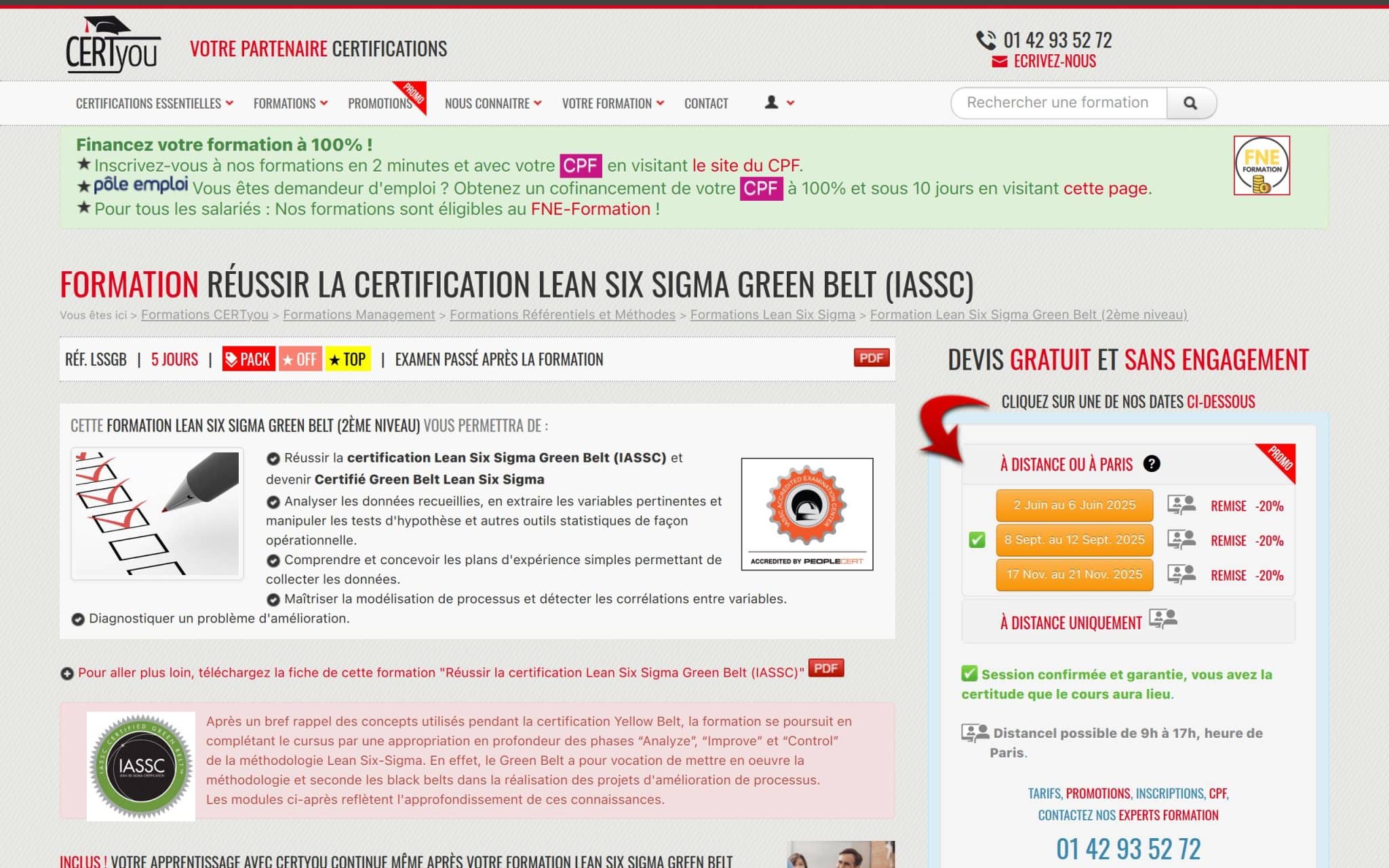 Formation Réussir la certification Lean Six Sigma Green Belt - CertYou
