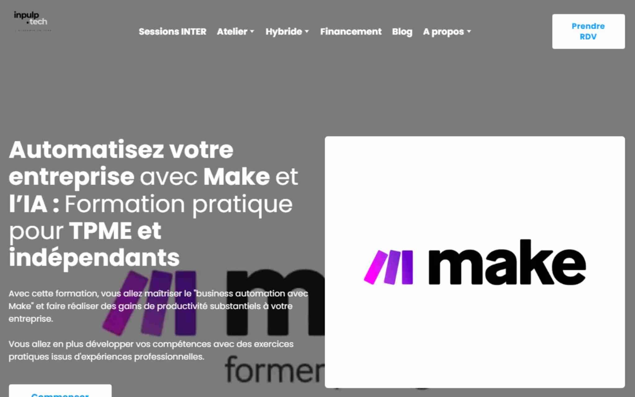 Automatisez votre entreprise avec Make et l’IA - Inpulp.tech