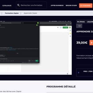 Apprendre Zapier - Elephorm