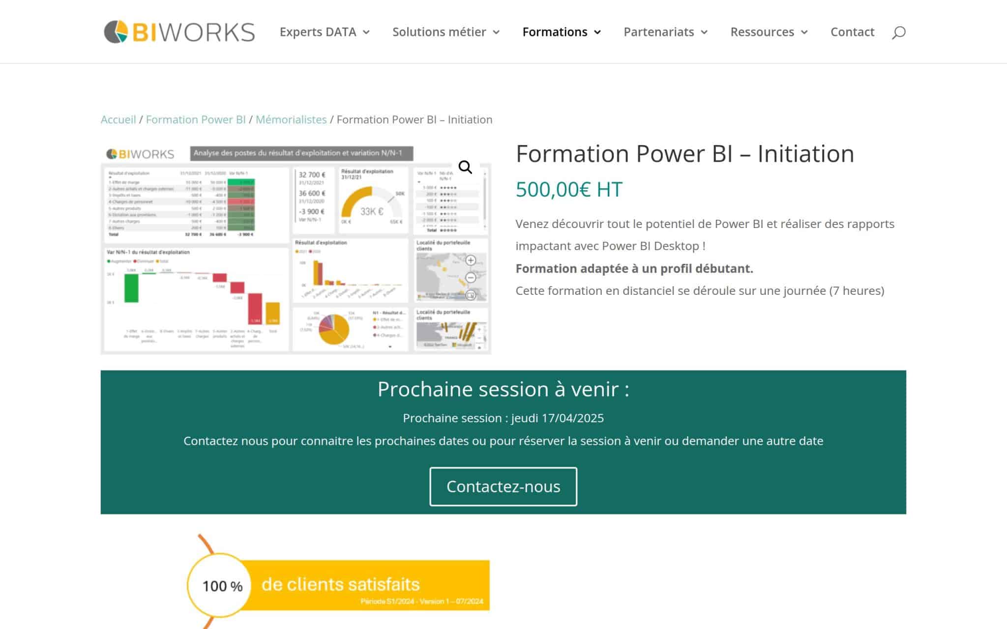 Formation Power BI Desktop - Initiation - Biworks