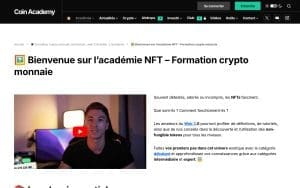 Bienvenue sur l’académie NFT – Formation crypto monnaie – Coin Academy