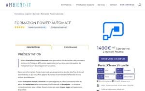 Formation Power Automate – Ambient IT