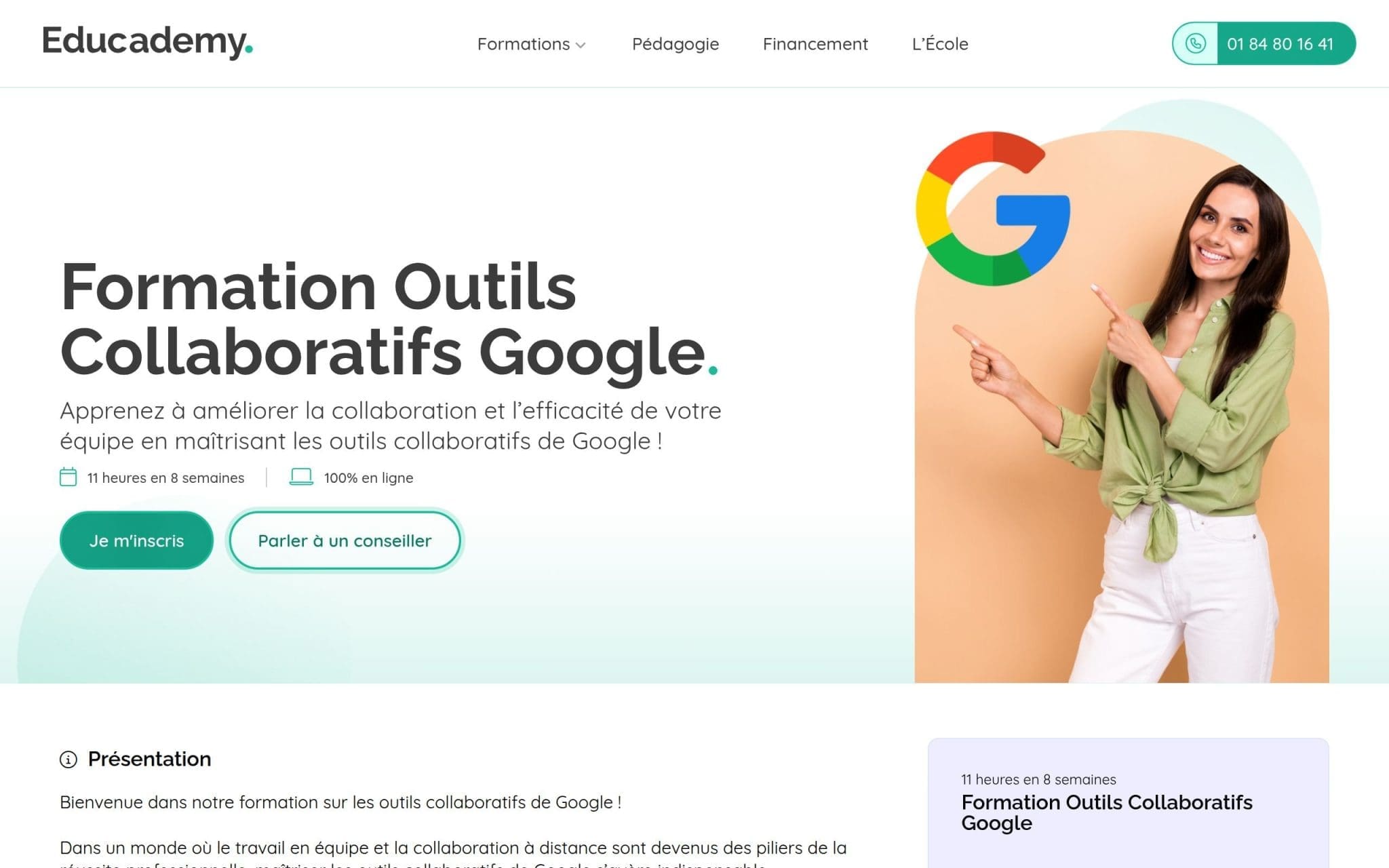 Formation Outils Collaboratifs Google - Educademy
