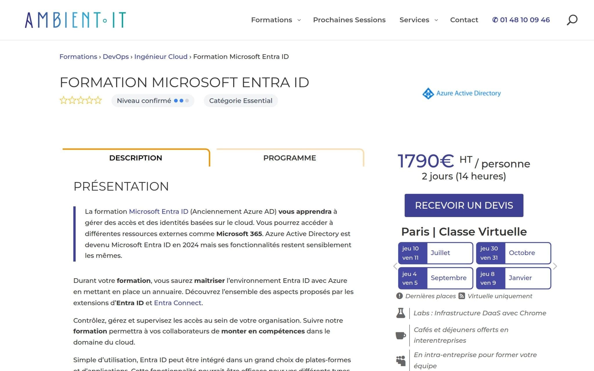 Formation Microsoft Entra ID - Ambient IT