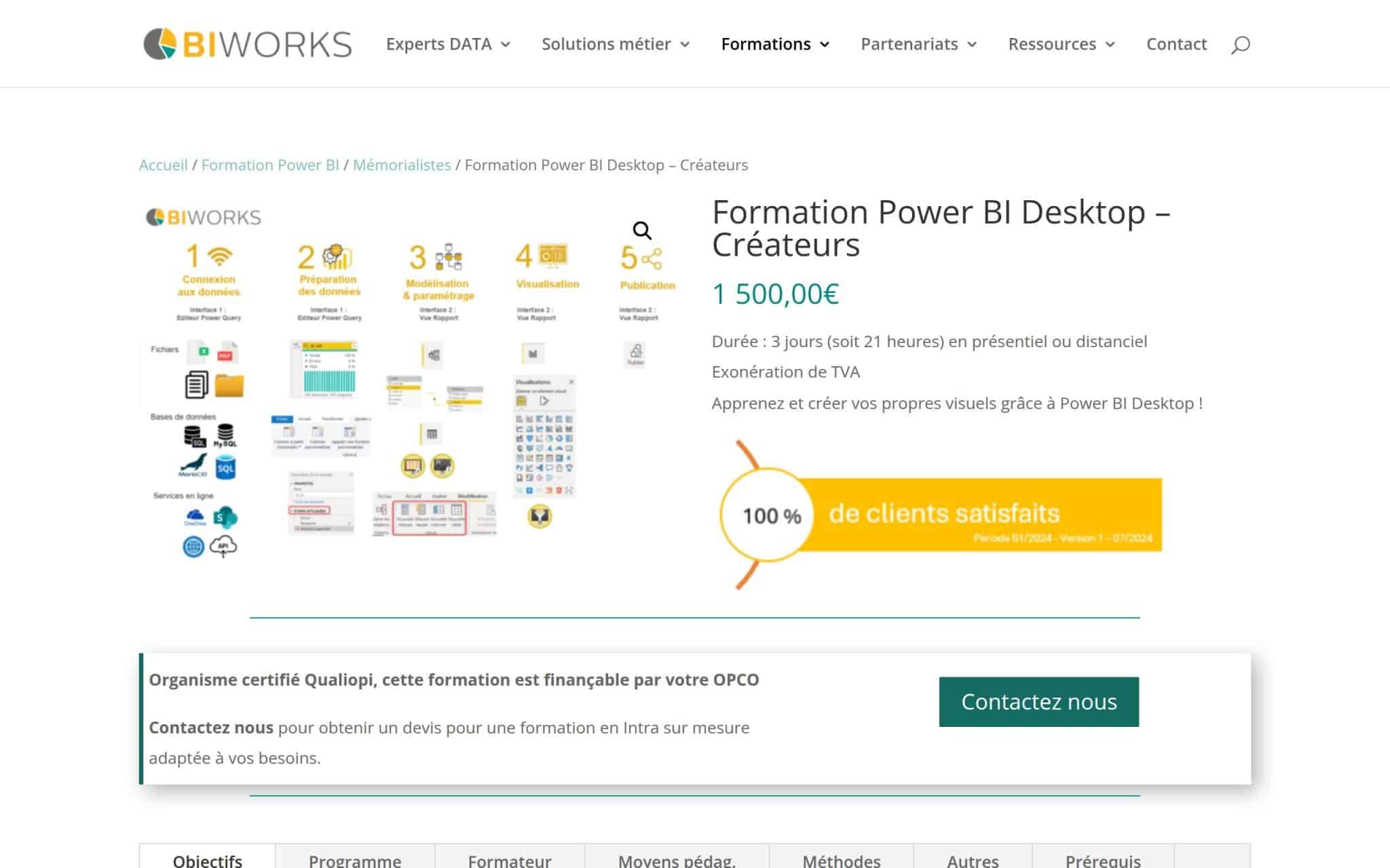 Formation Power BI Desktop – Créateurs - Biworks