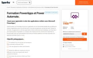 Formation PowerApps et Power Automate – Sparks