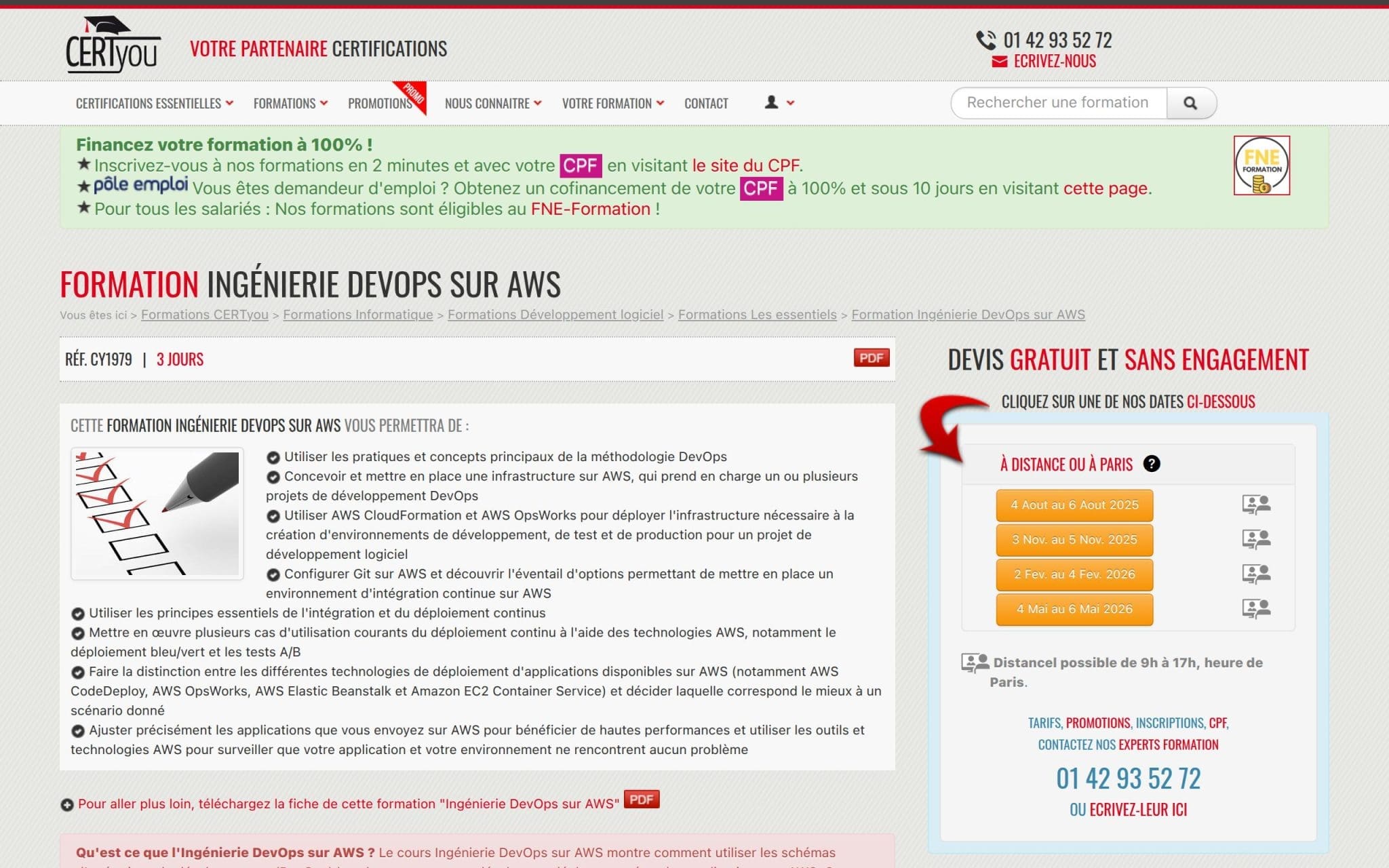 Formation Ingénierie DevOps sur AWS - CertYou