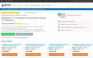 ArchiMate 3 – Foundation et est Practitioner – Advised Skills