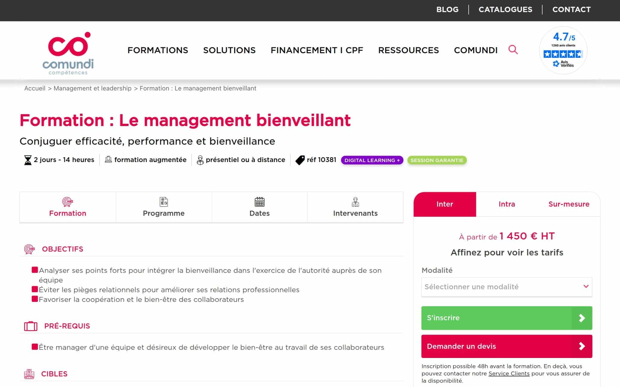 Formation : Le management bienveillant - Comundi