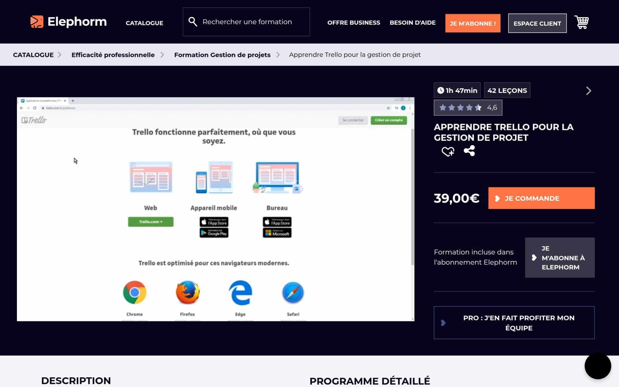 Apprendre Trello pour la gestion de projet - Elephorm