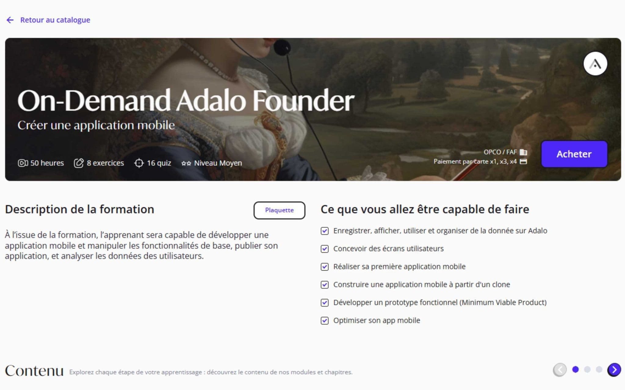Formation Adalo : Créer une application mobile - Ottho