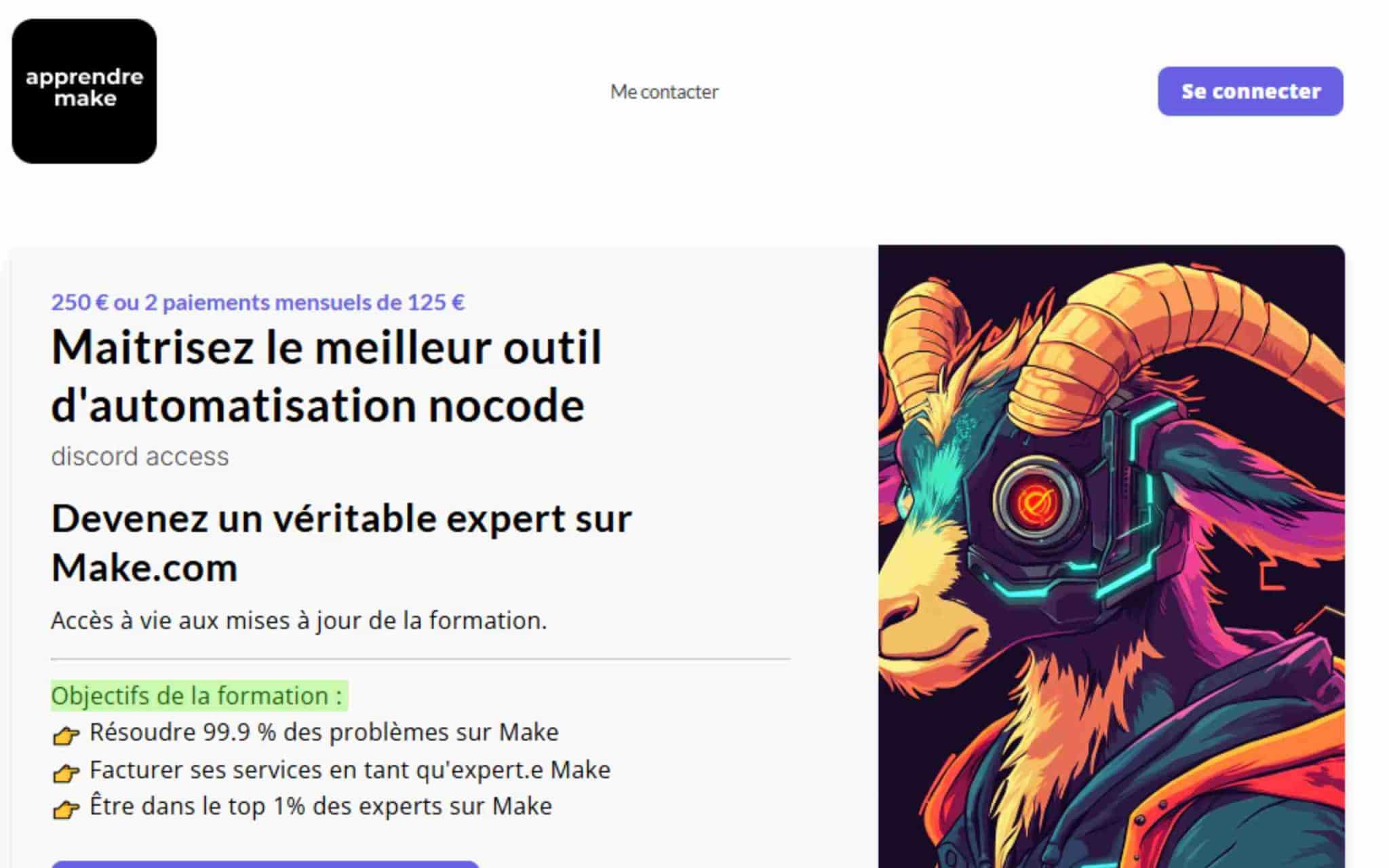 Make – Niveau GOAT - apprendre make
