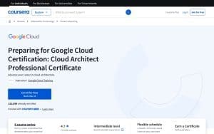 Preparing for Google Cloud Certification: Cloud Architect Certificat Professionnel – Coursera