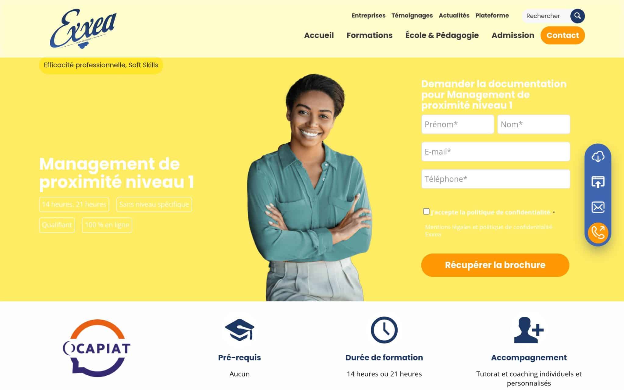 Management de proximité niveau 1 - Exxea