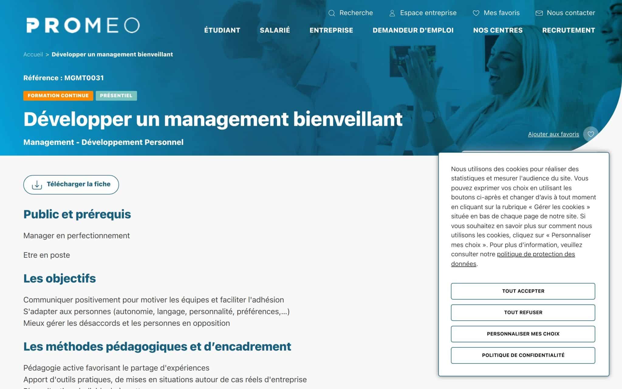 Développer un management bienveillant - Promeo