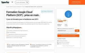 Formation Google Cloud Platform (GCP) : prise en main – Sparks