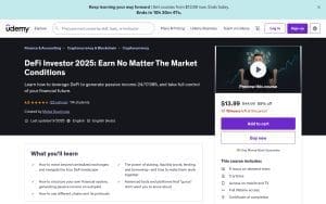 DeFi Investor 2025: Earn No Matter The Market Conditions – Udemy