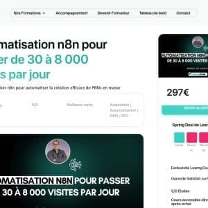 Formation Automatisation N8N : Créer une stratégie complète de sites SEO - LearnyClub