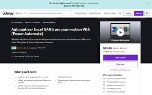 Automatiser Excel SANS programmation VBA – Power Automate – Udemy