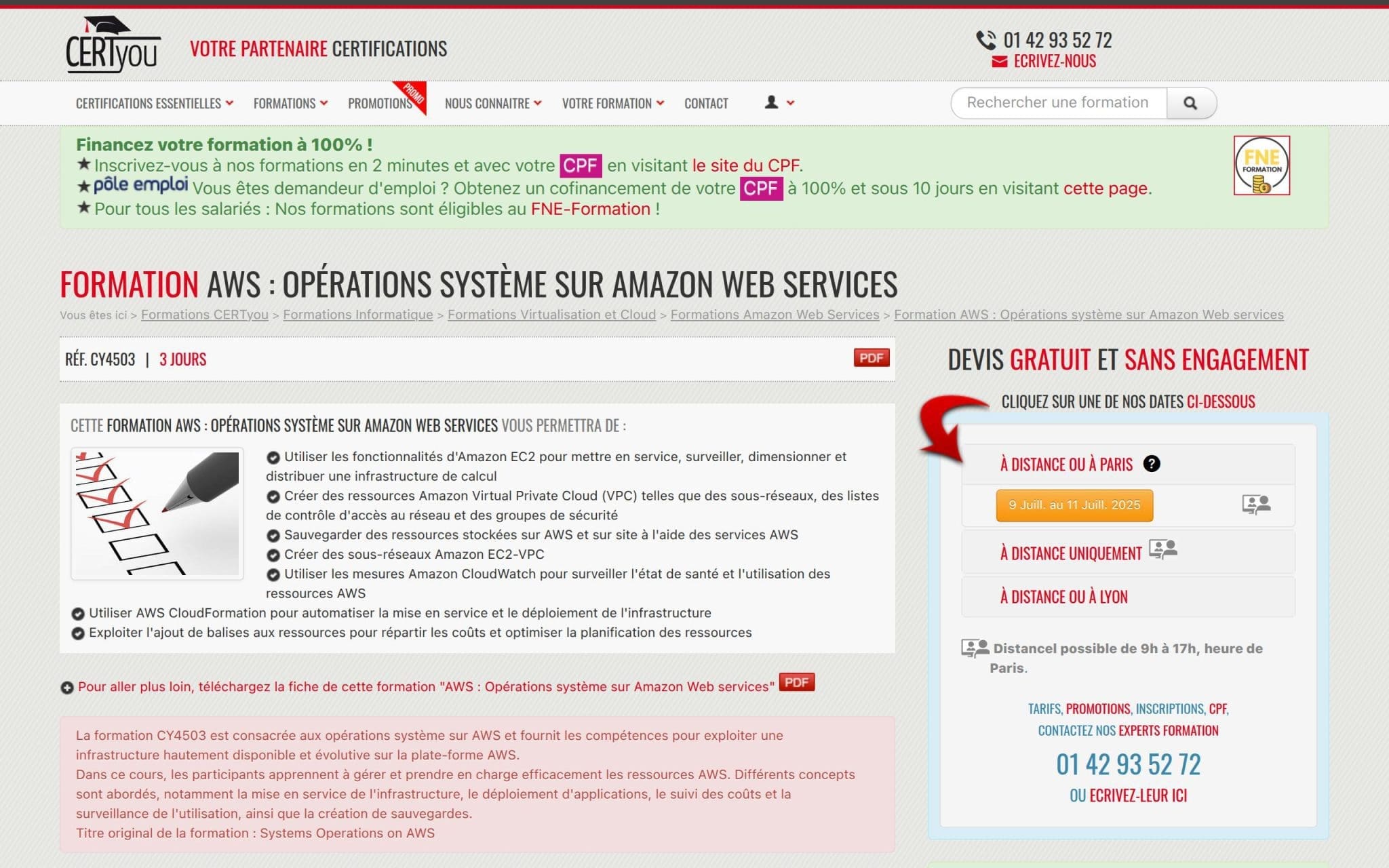 Formation AWS : Opérations système sur Amazon Web services - CertYou
