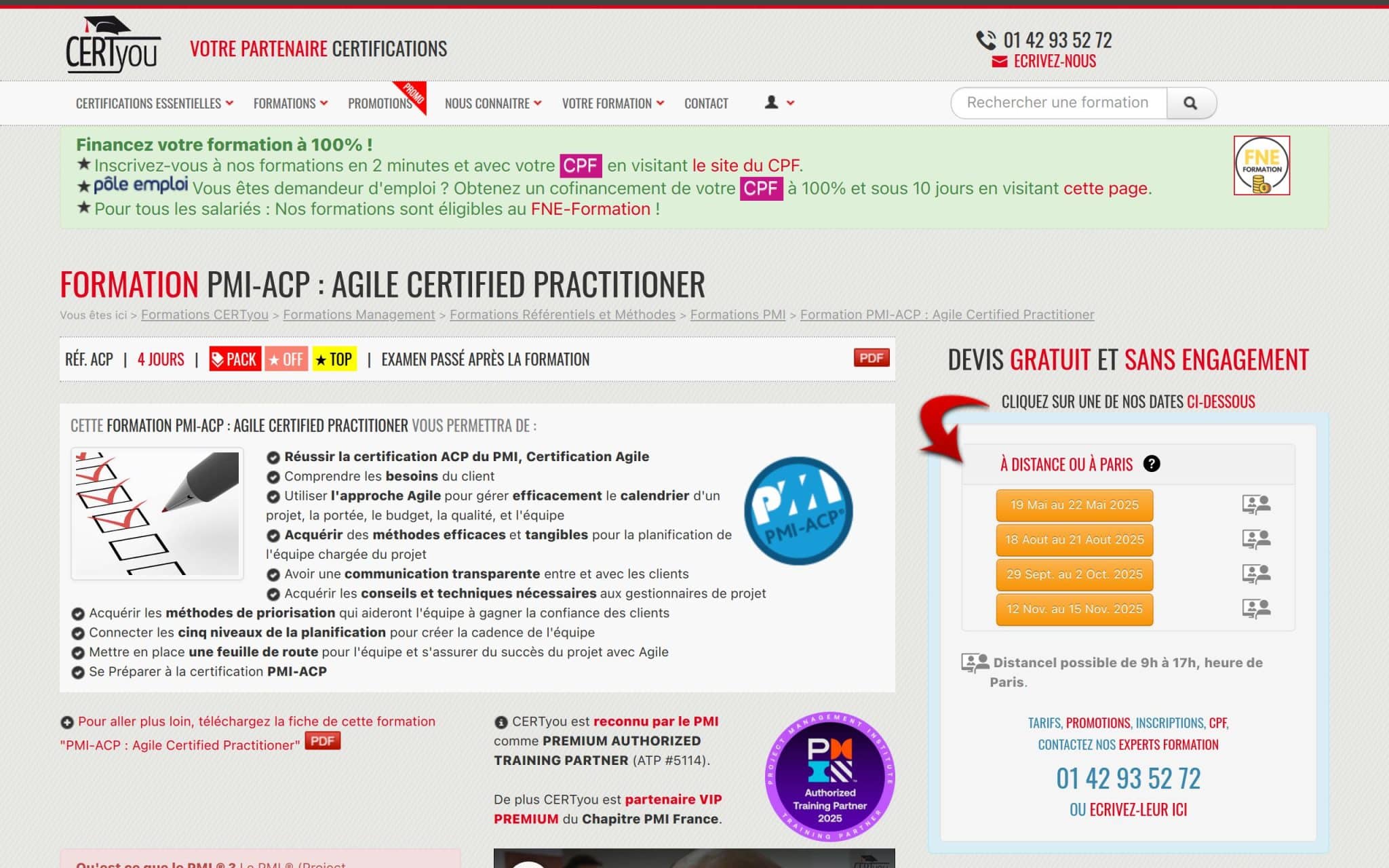 Formation PMI-ACP : Agile Certified Practitioner - CertYou